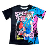 Fashion Pattern Printing Slim T-shirt SHD-9605