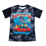 Fashion Pattern Printing Slim T-shirt SHD-9605