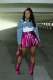 Solid Color Loose Shorts Skirt GYSF-7156