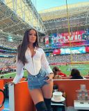 Fashion Patchwork Contrast Color Denim Short MEM-88491