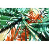 Wrap Chest Print Wide Leg Jumpsuit BY-6287