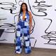 Plus Size Print Sleeveless Tie Up Loose Jumpsuit WAF-77568