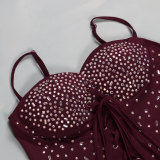 Plus Size Sexy Hot Drill Slim Bandage Dress NY-2717