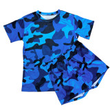 Camouflage Pattern Printed Slim Romper SHD-9422
