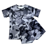 Camouflage Pattern Printed Slim Romper SHD-9422