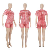 Camouflage Pattern Printed Slim Romper SHD-9422
