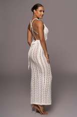 Sexy Hollow Out Knits Beach Maxi Dress ZSD-0282