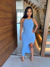 Sexy Sling Tank Top Split Dress GFDY-1248