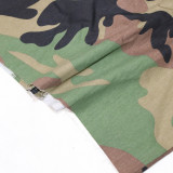 Camouflage Print Lapel Sleeveless Vest SH-390511