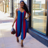 Casual Printed Sling Jumpsuit GFDY-092