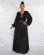 V-neck Top Wide Leg Pants Casual Suit GFDY-1191