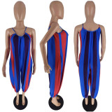 Casual Printed Sling Jumpsuit GFDY-092