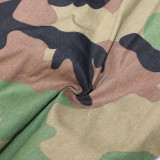 Camouflage Print Lapel Sleeveless Vest SH-390511