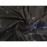 Solid Color Sequin Loose Shirt Dress BGN-275