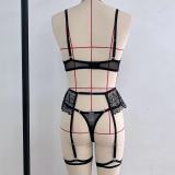 Chain Lace Sexy Erotic Lingerie Bra Set GAXL-2033