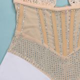 Hot Drill Beading Sexy Nightclub Romper NY-9090