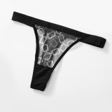 Mesh Printed Lingerie Bra Erotic Set GAXL-2028
