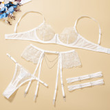 Chain Lace Sexy Erotic Lingerie Bra Set GAXL-2033