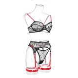 Sexy Mesh Polka Dot Bra Lingerie Set GAXL-2014