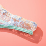Floral Embroidered Lingerie Bra Erotic Set GAXL-2071