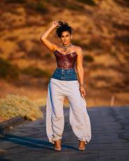 Fashion Denim Patchwork Loose Pants ZDF-31282