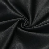 Hot Diamond Bodysuits Split Long Dress Two Piece Set NY-2286