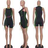 Casual Irregular Line Romper YD-1120