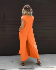 Solid Color Sleeveless Loose Jumpsuit WAF-77592
