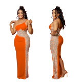 Fashion Sexy Hot Diamond Long Dress GFYX-6271