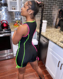 Casual Irregular Line Romper YD-1120