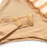 Hot Diamond Bodysuits Split Long Dress Two Piece Set NY-2286