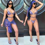 Sexy Print Bikinis Three Piece Set ORY-5184-1