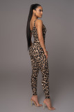 Print Sleeveless U Neck Jumpsuit MZ-2802