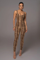 Print Sleeveless U Neck Jumpsuit MZ-2802