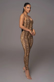 Print Sleeveless U Neck Jumpsuit MZ-2802