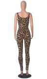 Print Sleeveless U Neck Jumpsuit MZ-2802