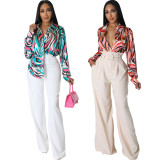 Print Long Sleeve Shirts SMR-12050