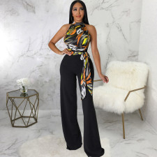 Print Sleeveless Bandage Jumpsuit SMR-11527_2
