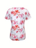 Short Slleve Print T Shirt SH-390537