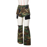 Camouflage Short Pant Leg Cover Three Piece Set  ZSD-0600