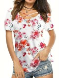 Short Slleve Print T Shirt SH-390537