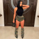 Camouflage Short Pant Leg Cover Three Piece Set  ZSD-0600