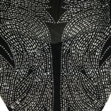 Sexy Mesh Long Sleeve Hot Drill Bodysuit And Pants 2 Piece Set BY-6389