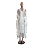 Solid Color Knits Hollow Tassel Two Piece Pants Set TR-1266