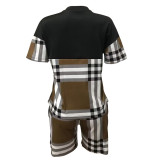 Shorts Sleeve Print Loose Two Piece Short Set LSD-LD83196