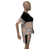 Shorts Sleeve Print Loose Two Piece Short Set LSD-LD83196