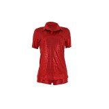 Trendy Short Sleeve Top+Shorts Two Piece Sets FENF-224