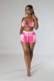 Sexy Contrast Color Bra And Shorts 2 Piece Set LSL-6517