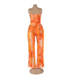 Casual Print Sling Tassel Pants Two Piece Set AIL-247