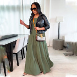 Sleeveless Solid Color Maxi Dress SFY-2332